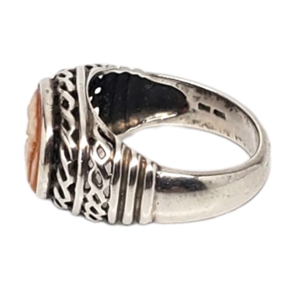 CNA Sterling Silver Cameo Ring Size 7 #17547 - Picture 3 of 7